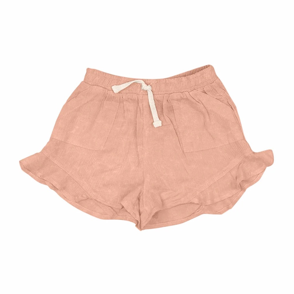 tiny whales sedona butterfly shorts in mineral blush